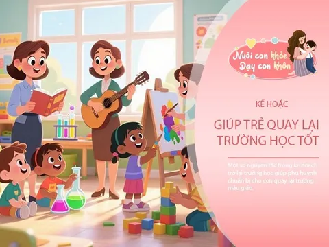 7 bước giúp trẻ vượt qua nỗi lo "khóc nhè", tự tin quay lại trường mẫu giáo sau Tết