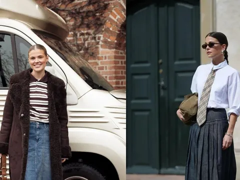 3 cách phối chân váy denim dài giúp phong cách trở nên hiện đại và dễ ứng dụng trong năm 2026