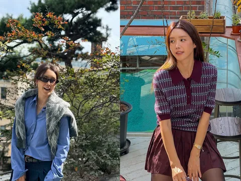 Ở tuổi 49, Chae Jung An vẫn trẻ trung nhờ loạt item tối giản nhưng đầy biến hóa