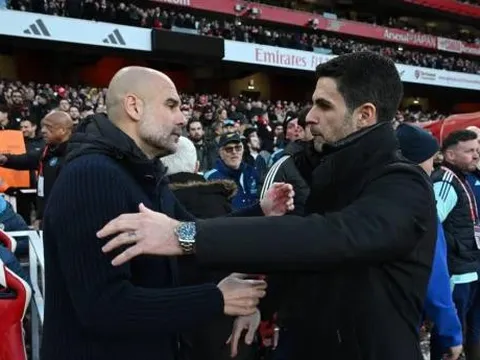 Man City hành xác gấp 3 lần Arsenal trong cuộc đua vô địch