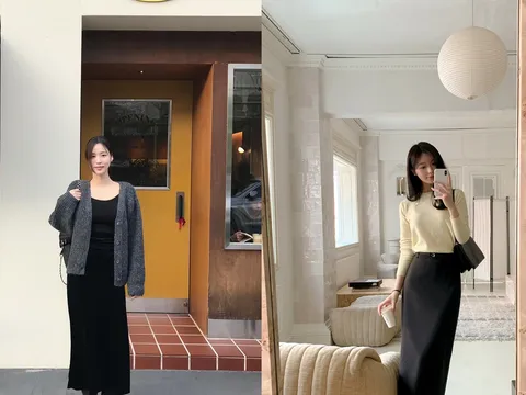 4 cách phối chân váy suông giúp diện mạo thanh lịch, trẻ trung và dễ ứng dụng