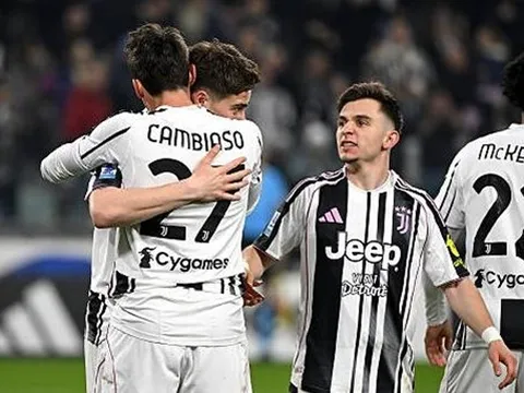 Juventus thắng đậm Pisa để áp sát nhóm dự Champions League