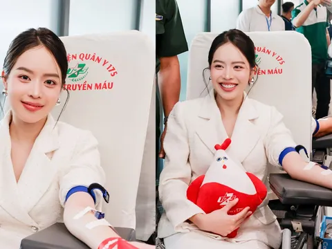 Hoa hậu Thanh Thủy cùng loạt sao Việt và hơn 5.000 sinh viên hiến máu tại 'Chủ nhật đỏ"