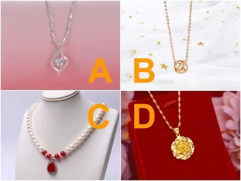 Trắc nghiệm: Chọn 1 sợi dây chuyền để biết bạn hợp kết hôn sớm hay muộn, 90% người bất ngờ với kết quả