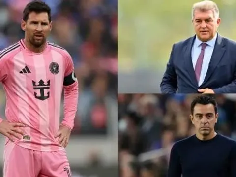 Xavi tố Laporta dối trá vụ chặn Messi trở lại Barca