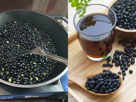 6 lý do nên uống nước đậu đen rang