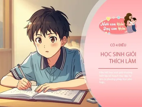 Đây là 4 điều mà học sinh giỏi thích làm, không cần học đến khuya nhưng điểm số vẫn đứng đầu lớp