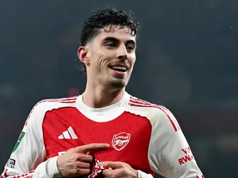 Havertz tuyên bố đạt 100% thể lực giúp Arsenal săn cúp
