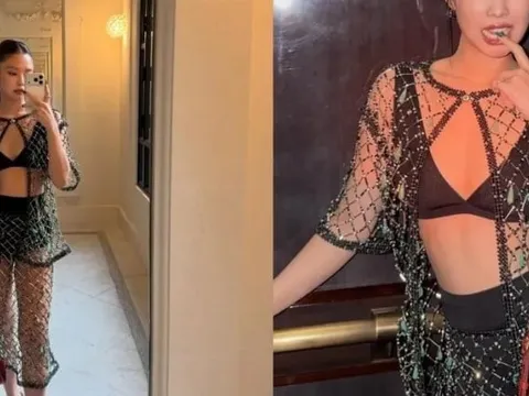 Jennie gây chú ý với bộ móng xanh ngọc tại show Chanel Thu – Đông 2026