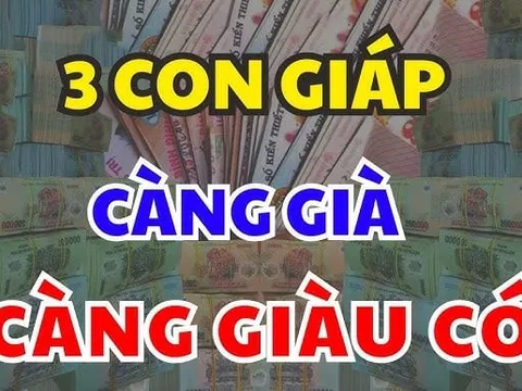 Thêm Tuổi Thêm Tiền: 3 con giáp số hưởng về già, đời càng viên mãn