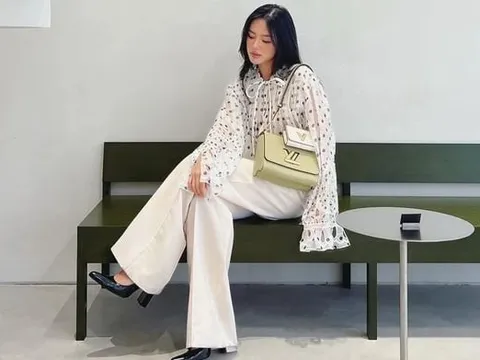 Quần vải trở thành lựa chọn linh hoạt trong phong cách công sở và dạo phố