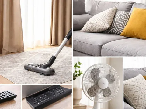  
5 món đồ trong nhà tưởng vô hại nhưng âm thầm tích bụi bẩn, nhiều gia đình không để ý