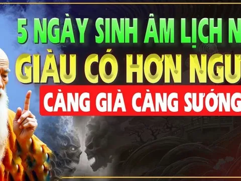 5 ngày sinh âm lịch phúc khí trời cho, cơm no áo ấm cả đời