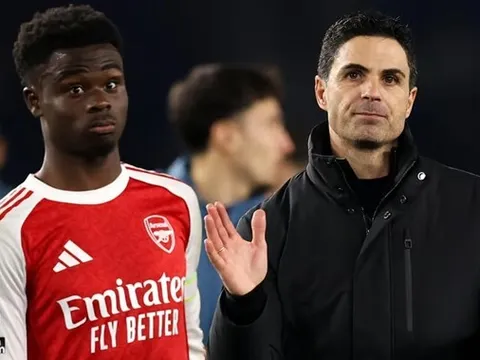 Arteta chỉ ra 2 yếu tố khiến Bukayo Saka sa sút tại Arsenal