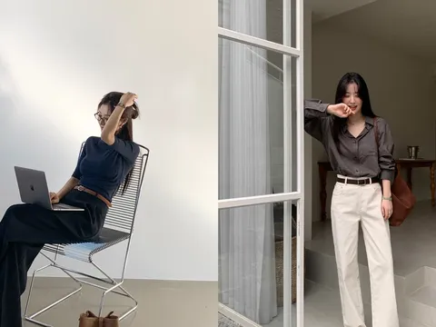 4 cách phối quần ống rộng giúp phong cách thanh lịch và tôn dáng