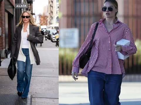 Cách phối quần jeans trẻ trung của Nữ chính phim "Đồi gió hú" được nhiều phụ nữ U40 yêu thích
