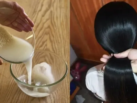 Nước vo gạo đừng vội đổ đi: Làm cách này đem gội đầu tóc con mọc lên tua tủa