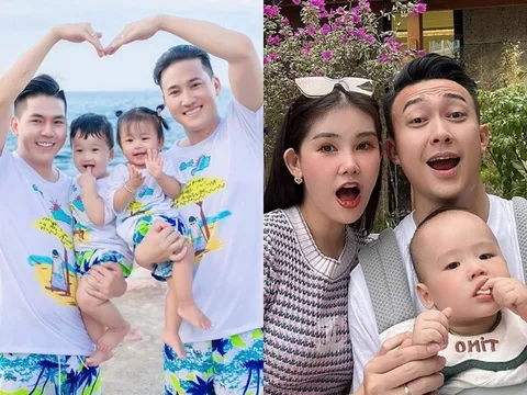 Con sao Việt đi học buổi đầu: Thanh Đoàn - Hà Trí Quang "rình" 2 nhóc tì, Hoa hậu Đại Dương thấy thương quý tử