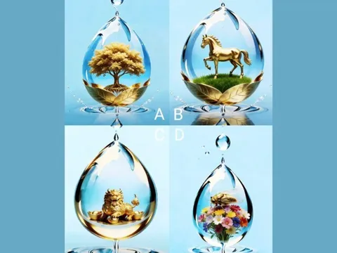 Trắc nghiệm tâm lý: Giọt nước nào thu hút bạn từ cái nhìn đầu tiên?