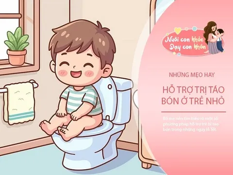 Mẹo trị táo bón sau Tết cho trẻ ngày Tết “một phát ăn ngay”