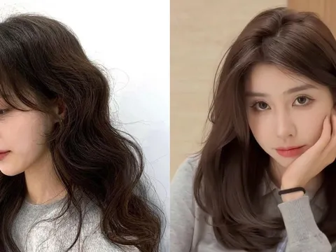 Những kiểu tóc uốn lơi ngang vai thanh lịch