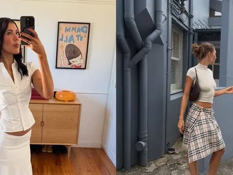 Chân váy lửng trở lại mạnh mẽ: 4 cách phối đồ được yêu thích trong mùa xuân hè 2026