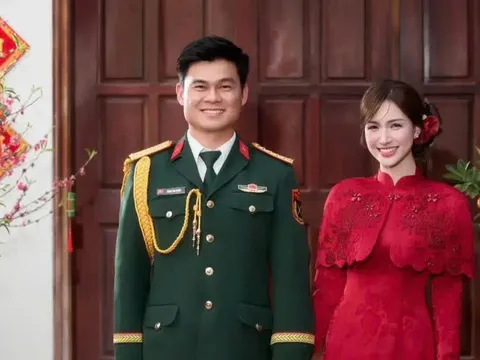 Hòa Minzy lên tiếng đính chính tin đồn cưới Đại úy Thăng Văn Cương
