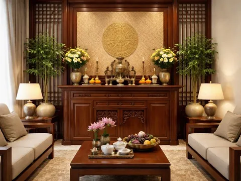 Ban thờ đặt ở phòng khách: 7 điều cần đặc biệt chú ý để tránh phạm kỵ phong thủy