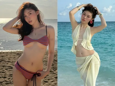 Cô gái xinh như thiên thần lấy anh phi công điển trai ở tuổi 24, toàn mặc nhỏ xíu khoe "núi đôi" trập trùng