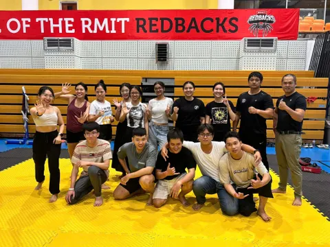 Krav Maga Vietnam lan tỏa kỹ năng tự vệ thực dụng đến sinh viên RMIT