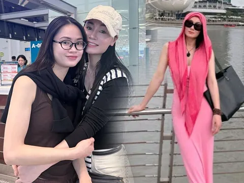 "Người tình màn ảnh" của Hồng Đăng U50 trẻ đẹp như chị gái của con, body nét căng "ăn đứt" gái trẻ