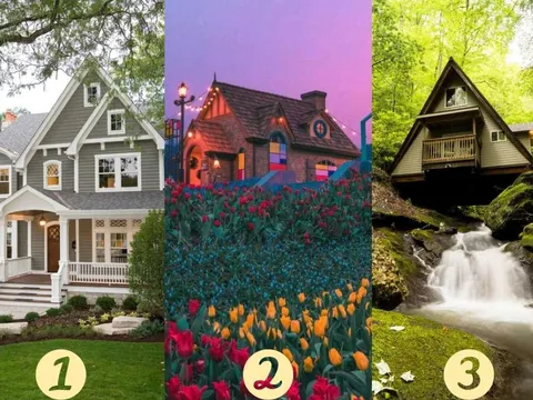 Trắc nghiệm vui: Chọn 1 bức hình ngôi nhà sẽ cho biết bạn đang thiếu gì và mong ước nhất?