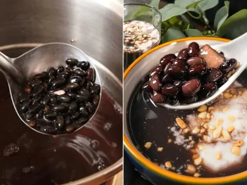 Mẹo nấu chè đỗ đen 10 phút là hạt mềm nhừ, không cần nồi áp suất