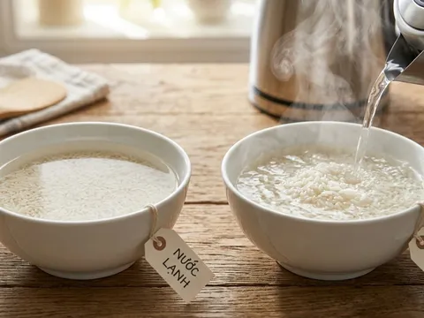 Nấu cơm ngon không phải ai cũng biết: Chọn nước nóng hay lạnh mới chuẩn?