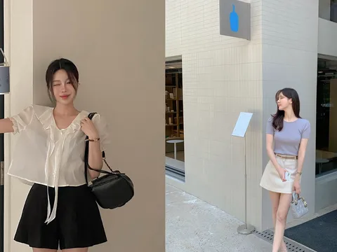 5 kiểu áo hoàn hảo khi phối cùng quần short và chân váy ngắn mùa hè