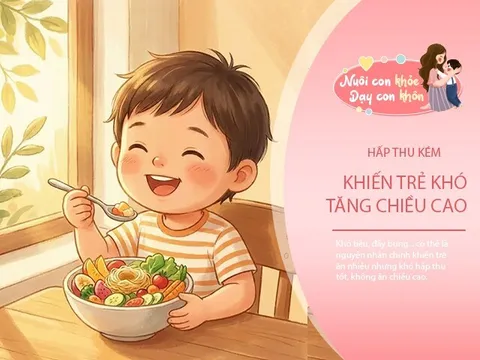 Con ăn nhiều mà sau Tết đo chiều cao cân nặng không tăng? Mẹ đang bỏ qua "chìa khóa hấp thu"