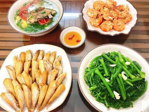 Tổng hợp 14 mâm cơm giúp chị em có nhiều ý tưởng cho bữa ăn nhà mình