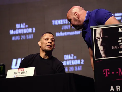 Nate Diaz 'lật kèo' UFC gia nhập công ty của Jake Paul: Dana White lên tiếng về 'lời đề nghị không thể chối từ'