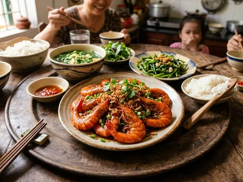 Rang tôm đừng ướp nước mắm từ đầu: Sai một bước nhỏ, món ăn dễ mềm và kém giòn