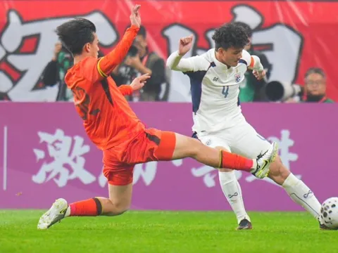 Bị dẫn 2 bàn, U23 Trung Quốc chật vật hòa U23 Thái Lan