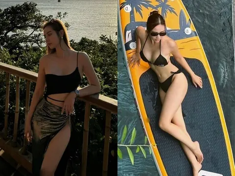 "Cô trưởng phòng" có đường cong cực phẩm từng khiến con trai Lại Văn Sâm than "không dám ngắm", chăm diện đồ bơi bé xíu