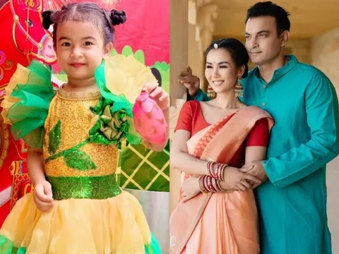 Con gái lai Ấn của Võ Hạ Trâm 5 tuổi nói 3 thứ tiếng, chăm luyện viết tiếng Việt chuẩn chỉnh khiến mẹ tự hào