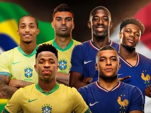 Soi trận Brazil vs Pháp: Đại chiến Vinicius và Mbappe tại Mỹ