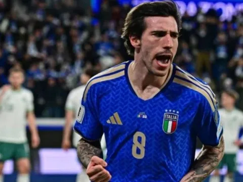 Tonali rực sáng, Italia vào chung kết play-off World Cup
