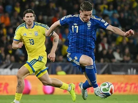 Gyokeres lập hattrick, Thụy Điển nhấn chìm Ukraine