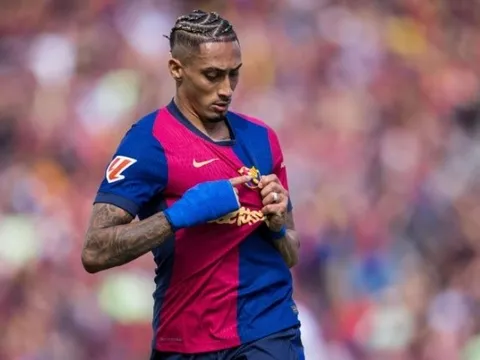 Raphinha nguy cơ lỡ trận gặp Atletico tại Champions League