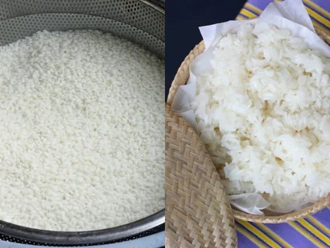 Vì sao trước khi đồ xôi phải ngâm gạo nếp qua đêm?