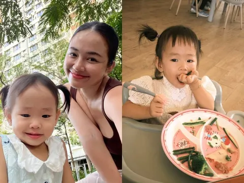 Bé gái Vbiz sinh ra bị ruột nằm ngoài bụng, chào đời 2 tuần đã làm đại phẫu, nay thành "bà hoàng meme" cực đáng yêu