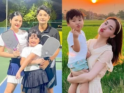 2 con sao học trường công, viết chữ đẹp: Ái nữ nhà Vân Trang là "bản sao" của mẹ, bé Bo không tin Hòa Minzy nổi tiếng