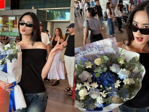 Hoa hậu Ý Nhi từ Úc trở về Việt Nam để trao lại vương miện